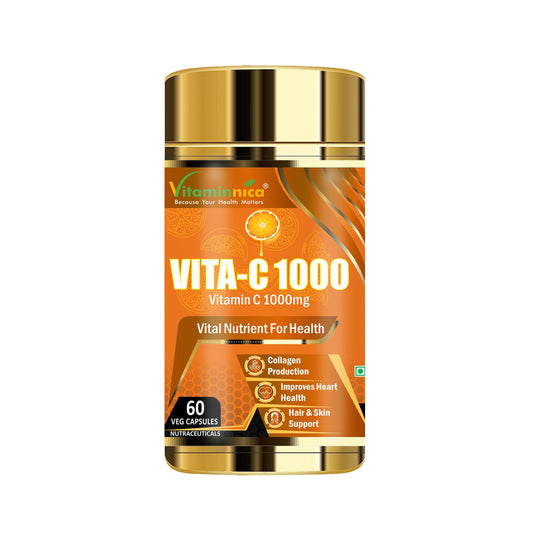 Vitaminnica Vita C 1000mg- 60 Capsules - Vitaminnica Healthcare