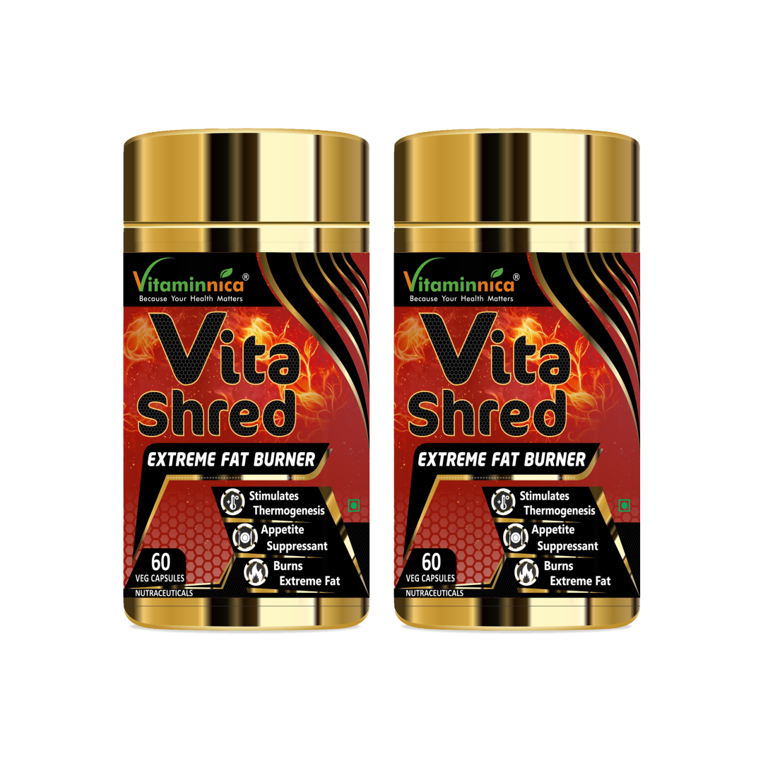 Vitaminnica VITA SHRED Extreme Fat Burner- 60 Capsules - vitaminnicahealthcare