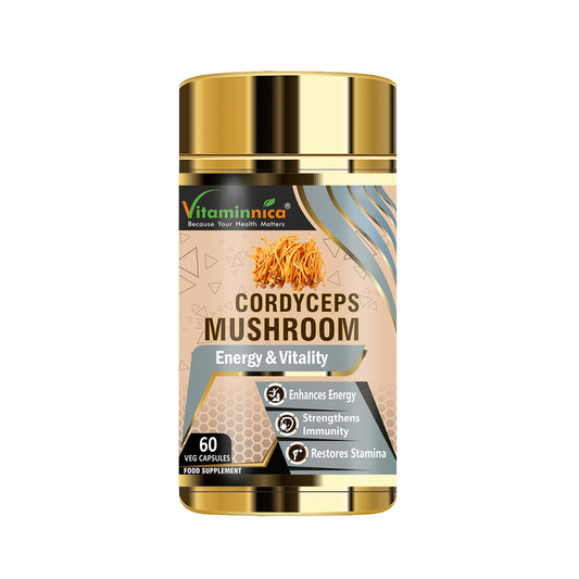 Vitaminnica Cordyceps Mushroom- 60 Capsules - Vitaminnica Healthcare