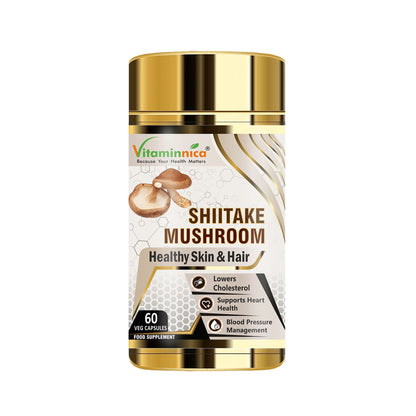 Vitaminnica Shiitake Mushroom- 60 Capsules - Vitaminnica Healthcare
