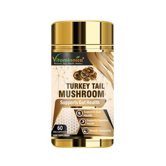 Vitaminnica Turkey Tail Mushroom- 60 Capsules - Vitaminnica Healthcare