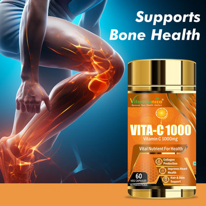 Vitaminnica Vita C 1000mg- 60 Capsules - Vitaminnica Healthcare