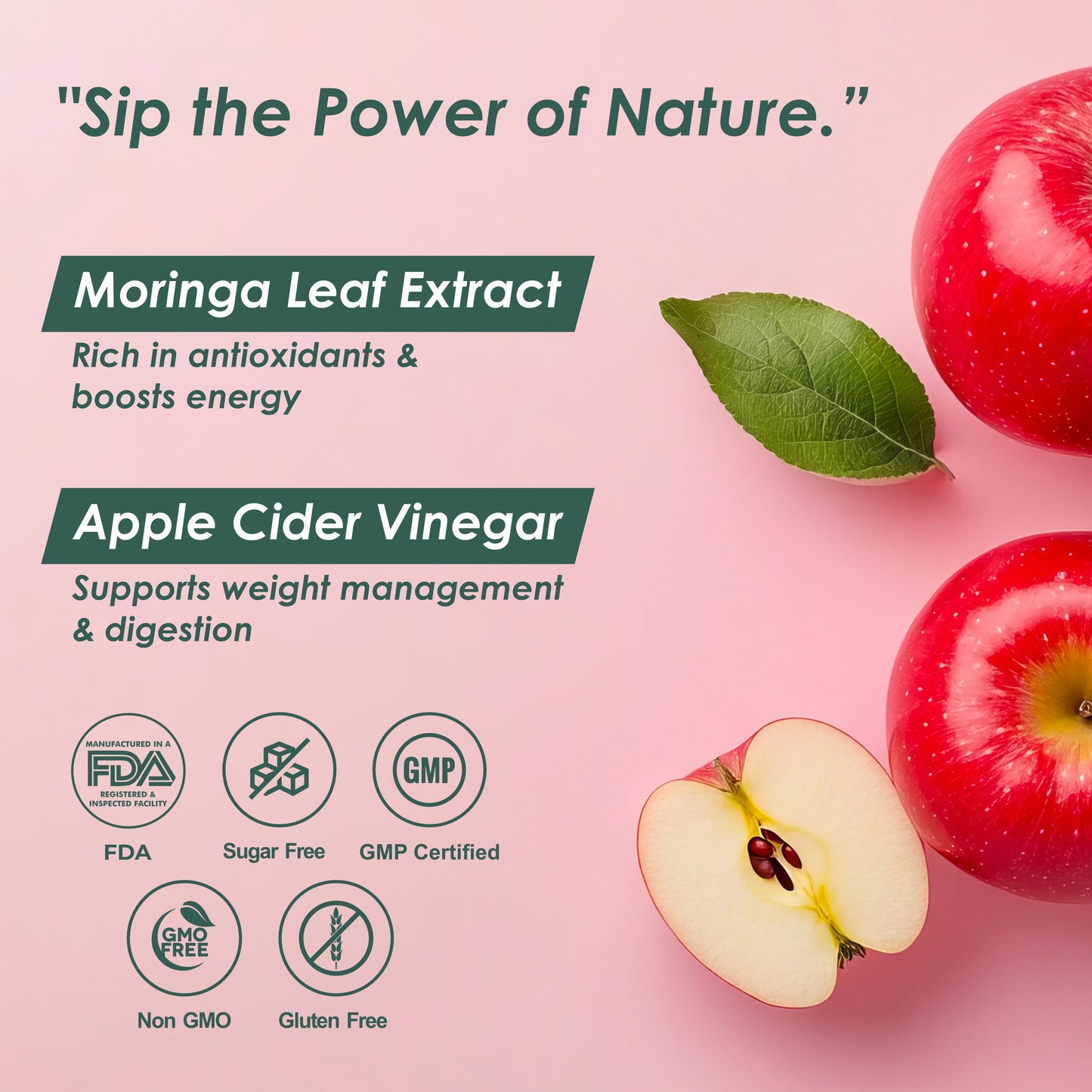 Vitaminnica ACV Moringa Effervescent- 15 Tablets | Supports Digestion, Detox & Weight Management- Buy1 Get3 Free - Vitaminnica Healthcare