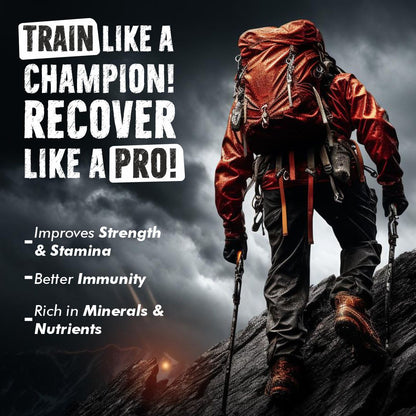 Vitaminnica Shilajit Gold- 20 Effervescent Tablets | Ashwagandha, Gokhru, Saffron & Swarna Bhasma (Gold Dust) for Natural Vitality, Strength & Performance Booster - Vitaminnica Healthcare