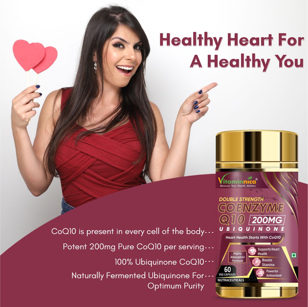 Vitaminnica Coq 200mg 60 Capsules - Vitaminnica Healthcare