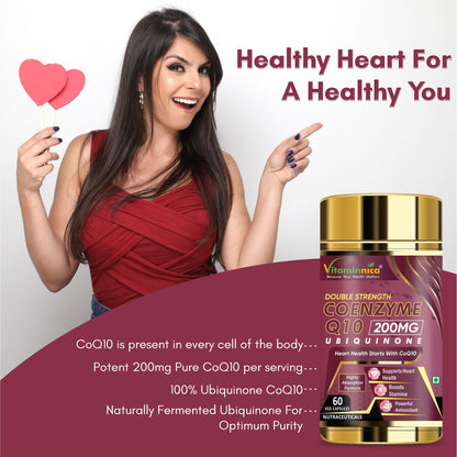 Vitaminnica Coq 200mg 60 Capsules - Vitaminnica Healthcare