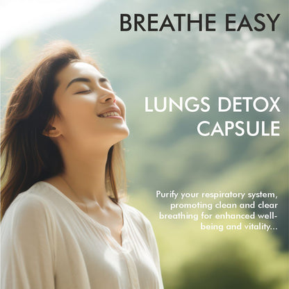 Vitaminnica Vita Breathe Lung Detox Supplement Cleanse and Detoxify Lungs Health | 60 Veg Capsules - Vitaminnica Healthcare