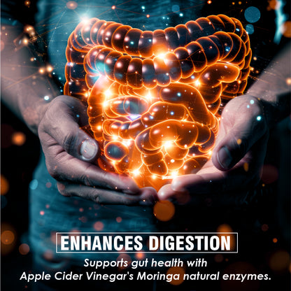 Vitaminnica ACV Moringa Effervescent- 15 Tablets | Supports Digestion, Detox & Weight Management - Vitaminnica Healthcare