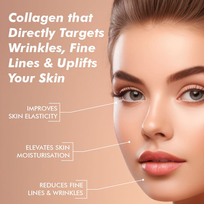 Vitaminnica Plant Based Collagen- Hyaluronic Acid & Vitamin C - Skin, Hair, Bones & Joints | 60 Capsules - Vitaminnica Healthcare