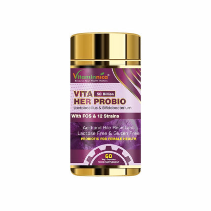 Vitaminnica Vita Her Probio- 60 Capsules - Vitaminnica Healthcare