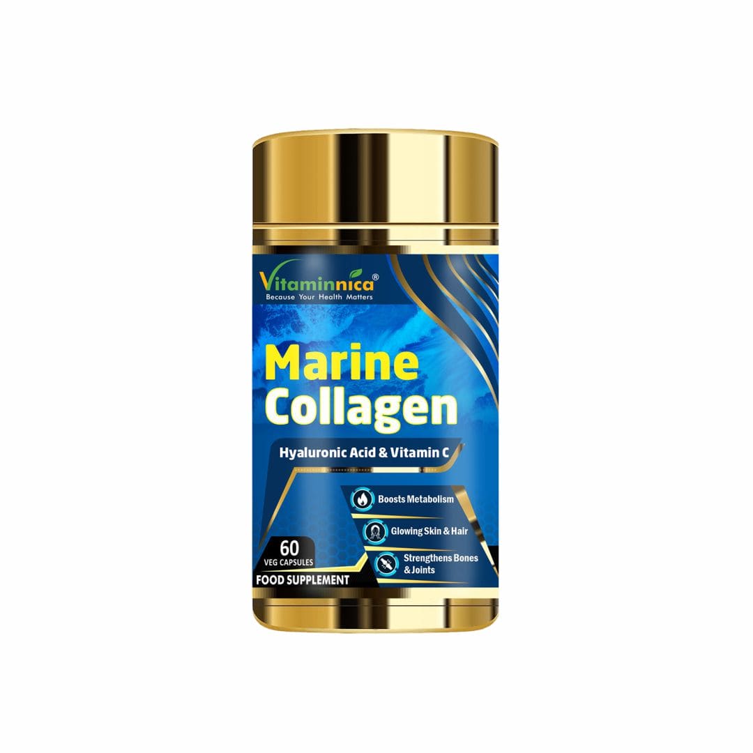 Vitaminnica Marine Based Collagen- 60 Capsules - Vitaminnica Healthcare