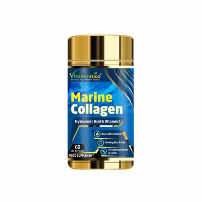 Vitaminnica Marine Based Collagen- 60 Capsules - Vitaminnica Healthcare