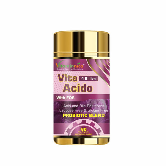 Vitaminnica Vita Acido Probio- 60 Capsules - Vitaminnica Healthcare