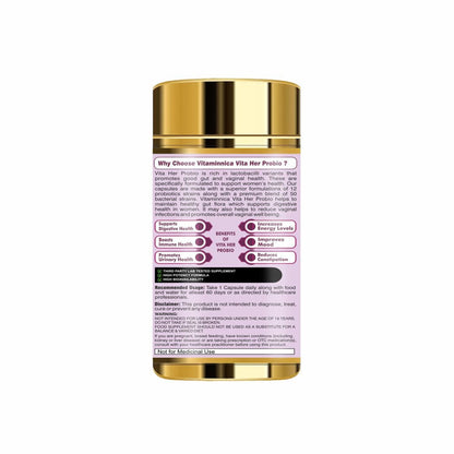 Vitaminnica Vita Her Probio- 60 Capsules - Vitaminnica Healthcare