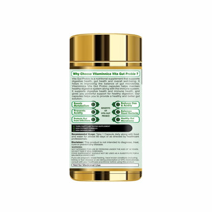 Vitaminnica Vita Gut Probio- 60 Capsules - Vitaminnica Healthcare