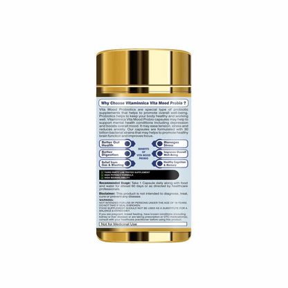 Vitaminnica Vita Mood Probio- 60 Capsules - Vitaminnica Healthcare