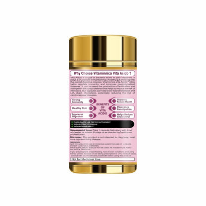 Vitaminnica Vita Acido Probio- 60 Capsules - Vitaminnica Healthcare