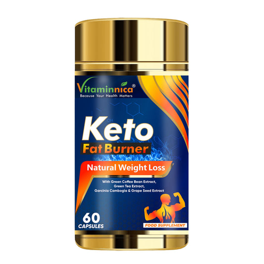 Vitaminnica Keto Fat Burner - Weight management and Improve Energy Levels - 60 Capsules