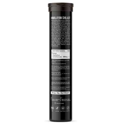 Vitaminnica Shilajit- 20 Effervescent Tablets – Natural Energy, Strength & Stamina Booster for Men & Women | Himalayan Shilajit Extract with Fulvic Acid for Vitality & Performance - Vitaminnica Healthcare