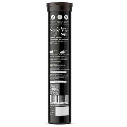 Vitaminnica Shilajit- 20 Effervescent Tablets – Natural Energy, Strength & Stamina Booster for Men & Women | Himalayan Shilajit Extract with Fulvic Acid for Vitality & Performance - Vitaminnica Healthcare