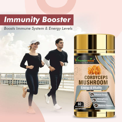Vitaminnica Cordyceps Mushroom- 60 Capsules - Vitaminnica Healthcare
