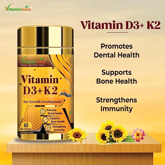 Multivita Men + D3K2 - Premium Men's Health Combo to Boost Energy and Vitality - 120 Capsules - vitaminnicahealthcare