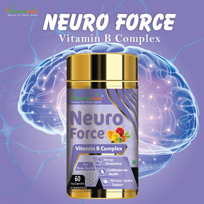 Vitaminnica Neuro Force Natural Brain Booster-60 Capsules - vitaminnicahealthcare
