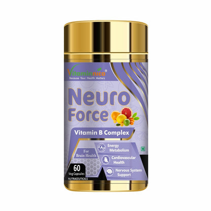 Vitaminnica Neuro Force Natural Brain Booster-60 Capsules - vitaminnicahealthcare
