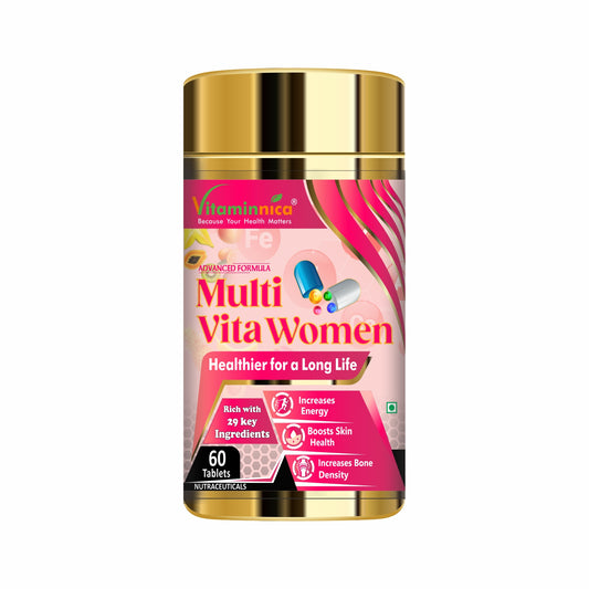 Vitaminnica Multi Vita Women (Multivitamins)- 60 Tablets - vitaminnicahealthcare