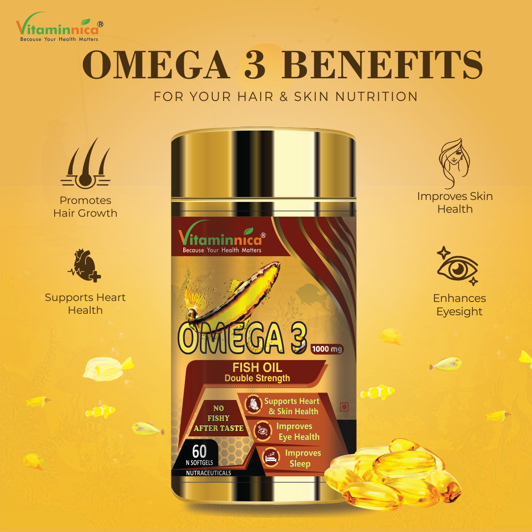 Vitaminnica Omega 3- 60 Softgels - vitaminnicahealthcare