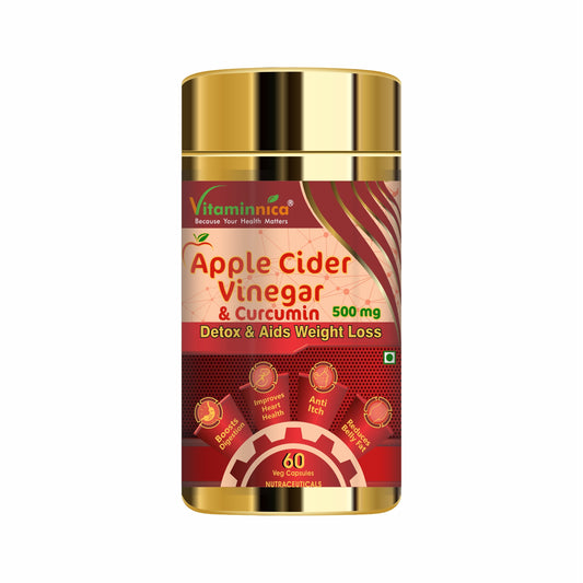 Vitaminnica Apple Cider Vinegar-60 Capsules - vitaminnicahealthcare