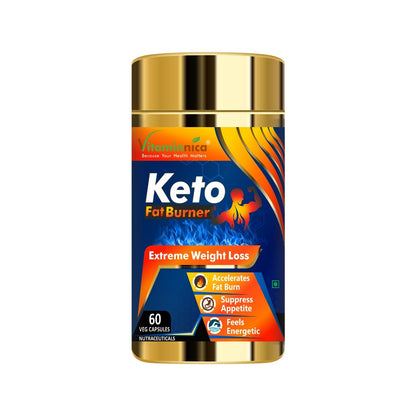 Vitaminnica Keto Fat Burner- 60 Capsules - vitaminnicahealthcare