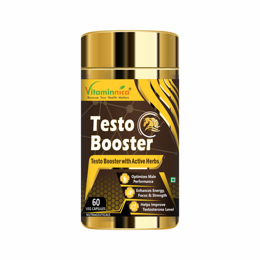 Vitaminnica Testo Booster- 60 Capsules - vitaminnicahealthcare