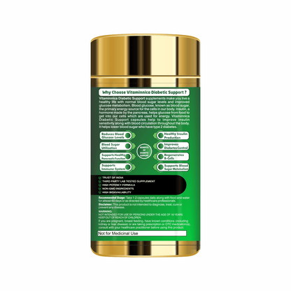 Vitaminnica Diabetic Support- 60 Capsules - vitaminnicahealthcare