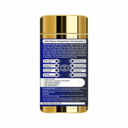 Vitaminnica Vita Breathe- 60 Capsules - vitaminnicahealthcare