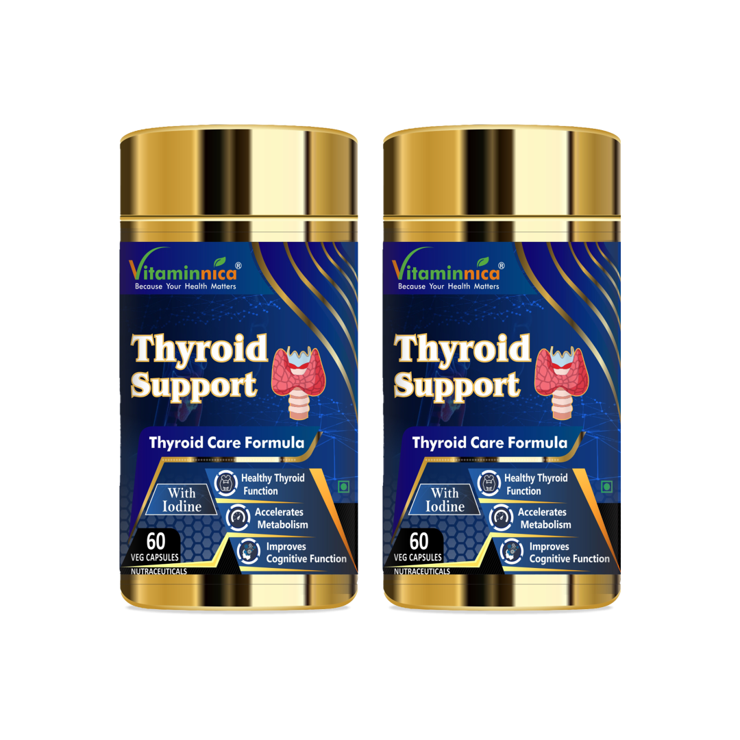Thyroid Support - Healthy thyroid function, improves metabolism and memory- 60 Capsules - vitaminnicahealthcare