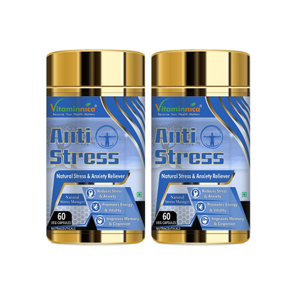 Vitaminnica Anti-Stress - 60 Capsules - vitaminnicahealthcare