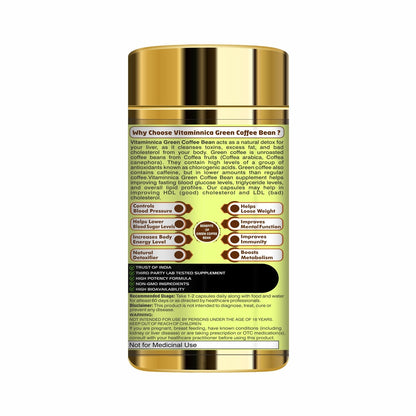 Vitaminnica Green Coffee Bean- 60 Capsules - vitaminnicahealthcare