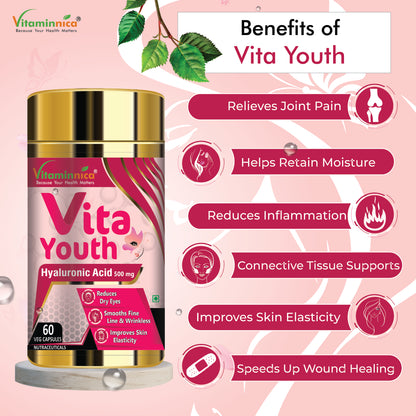 Vitaminnica VitaYouth Natural Beauty Support- 60 Capsules - vitaminnicahealthcare