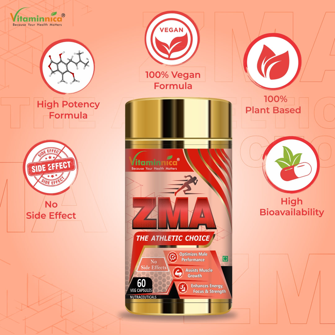 Vitaminnica ZMA-60 Capsules - vitaminnicahealthcare