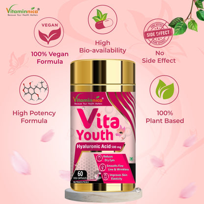 Vitaminnica VitaYouth Natural Beauty Support- 60 Capsules - vitaminnicahealthcare