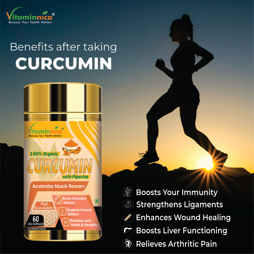 Vitaminnica Curcumin- 60 Capsules - vitaminnicahealthcare