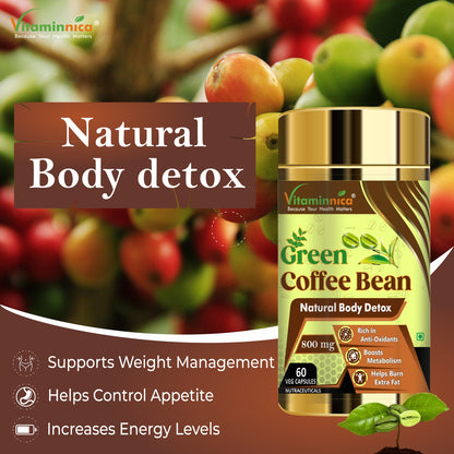 Vitaminnica Green Coffee Bean- 60 Capsules - vitaminnicahealthcare