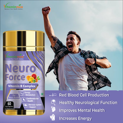Vitaminnica Neuro Force Natural Brain Booster-60 Capsules - vitaminnicahealthcare